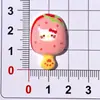 Fofo Miau Miau Sorvete Desenho Animado Acessórios DIY Cola de Creme Resina Peças Pequenas Charms para Sapato Croc Materiais