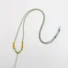 Cordón de Cuerda de Jade Tejido a Mano Puro, Cordón de Joyería de Jade de Alta Gama Ajustable, Cordón de Collar con Hebilla de Paz