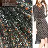 Tela bordada con lentejuelas primavera y verano nuevo red elástica bordado plano ropa de escenario moda para mujer vestido en stock suministro