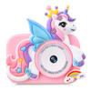 Cámara Digital Nueva para Niños Pony HD Mini Dibujos Animados Unicornio Fotografía Frontal y Trasera Grabación de Video Regalo para Bebé