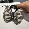 Outono e inverno atmosfera cabelo cartão grande leopardo impressão clipe arco grampo de cabelo para trás cabeça headwear fábrica lote acessórios para cabelo