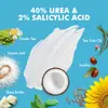 Creme com 40% de Ureia + 2% de Ácido Salicílico Creme Hidratante para Pés Versão Completa em Inglês Transfronteiriça Europa Sudeste Asiático Aliexpress Temu