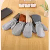 Luvas de Lavar Louça de Couro com Fio de Prata, Luvas de Cozinha Multifuncionais Estendidas e Espessadas, Pano Esfregão para Limpeza Doméstica e Remoção de Manchas