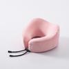 Almohada en forma de U Nap Sports Cisne Felpa Almohada de Cuello Espuma Viscoelástica de Rebote Lento Almohada de Viaje para el Cuello