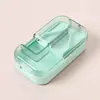 Cortador de Pastillas Portátil, Pastillero Pequeño Multifuncional de Plástico Tamaño Cuarto, Cortador de Pastillas de Precisión Portátil a Prueba de Humedad para el Hogar al por Mayor