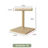 Brinquedo para Papagaio Suporte de Madeira Sólida Poleiro Balanço Playground Suporte para Calopsita Suporte para Periquito Pássaro Pequeno Suporte para Patas Suporte de Chão