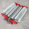 Máquina de Correas Limpiador de Cepillo sin Motor Cemento Patio de Carbón Limpiador de Cepillo de Rodillo Eléctrico Cepillo de Nylon Resistente al Desgaste para Banda Transportadora