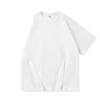 Venta al por mayor marca de moda fondo blanco 2022 color verano popular holgada talla grande pareja color sólido camiseta de manga corta