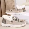Zapatos de Algodón de Talla Grande de Comercio Exterior para Mujer Otoño e Invierno 2024 Nuevas Botas de Algodón con Cordones de Punta Redonda Estilo Europeo y Americano Planos Zapatos de Algodón Cálidos con Felpa para Mujer