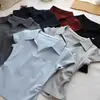 [Bizheng] Nova Camiseta Casual Versátil de Manga Curta Estilo Coreano Elegante com Cintura Franzida Emagrecedora para Mulheres 5769 Primavera/Verão 2026