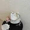 Bolsa de Mão com Corrente Moda Estilo Coreano Bolsa Feminina 2026 Verão Novo Estilo Bolsa Saco Losango Bolsa Transversal de Alta Moda