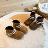 Botines de Encaje Birkenstock para Niñas 2026 Otoño/Invierno Nuevos Botines Retro de Caña Baja de Moda para Niños y Niñas Jóvenes Botas Martin