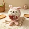 Touca para Bebê para Outono e Inverno, Design Fofo de Veado, Touca de Tricô para Meninas, Touca Quente de Puxar com Proteção para as Orelhas para Meninos, Touca à Prova de Vento para Bebê
