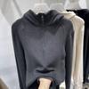 Sudadera con capucha y cremallera de estilo occidental de manga larga con diseño elegante de Shanli Dadi para otoño e invierno.