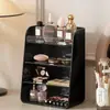Caja de almacenamiento de cosméticos de acrílico, organizador de escritorio para cuidado de la piel, exclusivamente para ventas transfronterizas, admite suministro directo del fabricante y venta al por mayor