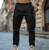 Outono de 2025 tamanho europeu masculino novo calça de tecido moda de rua europeia e americana marca de moda retrô calça casual masculina transfronteiriça