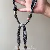 ¡Dulce y Fresco Sexy! Collar con Bufanda de Seda Estampado de Leopardo 2025 Nuevo de Moda Nicho Elegante Moda Cadena para Suéter Accesorios de Alta Gama