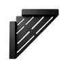 Estante de drenaje triangular para fregadero de cocina, organizador de esquina para paños de cocina y trapos, estante de almacenamiento multifuncional para el área del fregadero