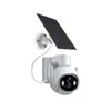 Cámara de Vigilancia Solar para Exteriores de Alta Definición Wifi Inalámbrica Sin Enchufe Visión Nocturna a Todo Color Cámara Impermeable con Voz