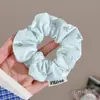 Elástico de Cabelo Oversized Estilo Coreano Intestino de Porco, Corda de Cabelo Versátil com Renda de Bolinhas, Elástico para Rabo de Cavalo Alto, Elástico de Borracha, Acessório de Cabelo de Alta Qualidade
