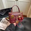 Bolsa de Mão Retro Transfronteiriça, Bolsa Transversal, Bolsa Feminina, Novo Estilo de Luxo, Bolsa Caixa Texturizada, Bolsa de Ombro Versátil