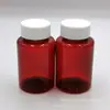 Botella Plástica de Boca Ancha Spot 100ml Botella Transparente Pet Botella para Líquidos Botella de Muestra Botella de Boca Ancha para Sólidos Botella Vacía