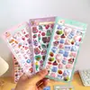 Nuevas Pegatinas en Relieve Pegatinas de Burbuja Estéreo 3D Dibujos Animados Infantiles Lindas Creativas Decoración DIY Niñas Estudiantes de Primaria