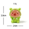 Miniatura Criativa de Desenho Animado Panda de Capa Figura Decoração DIY Acessório Pendurado Mini Ornamento de Mesa