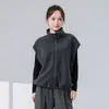 Chaleco Cálido Forrado de Felpa de Talla Grande Holgado para Hombre y Mujer Ropa para Práctica de Baile Ropa Exterior Casual de Otoño e Invierno Chaqueta para Mujer Adulta