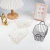 Ins Ferro Art Basket Nordic Minimalist Sticker Basket Storage Basket Shooting Props ins Photo Background Posing Props