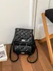 Mochila acolchada con cadena estilo coreano inspirada en Chanel, nuevo modelo de verano 2026, bolso cruzado casual versátil con múltiples bolsillos