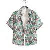 Camisa floral artística de manga corta estilo Harajuku para vacaciones de verano en la playa, apta para hombres y mujeres, para el Festival de Salpicaduras de Agua de Tailandia y Yunnan, estilo hawaiano