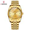 Reloj Chenxi Transfronterizo Reloj Clásico de Negocios Reloj de Cuarzo para Pareja para Hombre y Mujer 004A Reloj Todo Dorado IPG