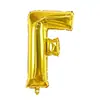 Globos de Aluminio Americanos Transfronterizos de 32 pulgadas Letra en Oro y Rojo para Decoraciones de Cumpleaños y Fiestas