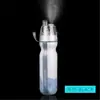 Taza de Spray Portátil de PE, Botella de Agua con Spray Multifuncional para Deportes al Aire Libre, Taza de Agua con Spray de Doble Capa para Mantener el Frío, Botella de Agua para Ciclismo
