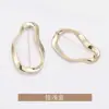 Broche de Metal Anillo Irregular Estilizado, Hebilla de Corsage Vintage a la Moda, Accesorio para Ropa, Alfiler de Seguridad Anti-Pérdida