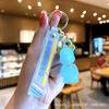 Llavero de Oso Pintado al Óleo Colgante de Campana para Aliviar el Estrés Regalo Venta Directa de Fábrica Mismo Estilo que Xiaohongshu Regalo Lindo y Divertido