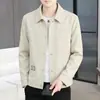 Ropa exterior para hombre de primavera y otoño, chaqueta casual de moda, nuevo estilo 2026, cortavientos de otoño para jóvenes, top de solapa de alta gama