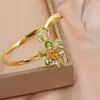 Versão Alta Shijia Idyllia Colar de Flores Coloridas para Mulheres Moda Europeia e Americana Pingente de Flor Multicor Corrente Clavicular Transfronteiriço