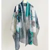 Bufanda Estampada Versátil de Moda Nueva Primavera y Verano 2026, Ligera y Cómoda, Adecuada para Todas las Estaciones, Chal Largo para Mujer para Exteriores