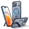 Nova Capa de Celular Apple 18promax com Suporte Vertical Tipo Magnético Capa Protetora de Celular Resistente a Quedas de Casca Dura