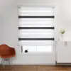 Atacado de Fábrica Pronta Entrega Cortinas Rolô Color Block Blackout para Casa Dormitório Escritório Cortinas Transparentes Cortinas Simples