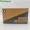 No. 2-4 Tazas de Filtro Cónico para Goteo Manual, Papel de Café en Forma de Abanico de Pulpa de Madera Natural, Papel de Filtro para Cafetera Americana, Papel de Filtro En Caja