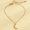 Conjunto de Brincos e Pulseira Estilo Casual Elegante Simples Moda Transfronteiriça, Combinação Sol e Lua Brilham Juntos, Estilo do Oriente Médio
