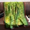 Bufanda de Seda Brocada Estilo Nuevo 2025 para Mujer, Primavera y Otoño, Elegante Versión Coreana, Bufanda de Seda Versátil de Hangzhou y Chal