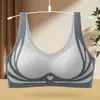 Litching Ropa Interior sin Marcas para la Espalda Sujetador Push-up de Una Pieza sin Aros de Acero para Mujer Pecho Grande Anticaída Sujetador Deportivo