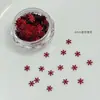 Decoraciones para Uñas con Purpurina, Diamantes Triturados Reflectantes Deslumbrantes Famosos en Internet, Azúcar, Corazón de Gama Alta, Mariposa, Estrella, Decoraciones de Copo de Nieve Navideño