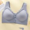 Venta Directa de Fábrica Hebilla Frontal Soporte Suave Ropa Interior Sin Costuras para Mujer de Ponerse Anti-Caída Sin Aros Sujetador de Lactancia Sujetador