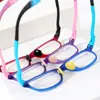 Nuevas gafas para niños de lente plana anti luz azul para estudiantes, caja simple, ultraligeras, montura completa, gafas de moda, venta al por mayor