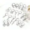 Pendientes de Animales de Venta Caliente Transfronterizos Pendientes Decorativos 9 Pares Estilo Simple de Moda Diseño Pendiente para la Oreja Joyería